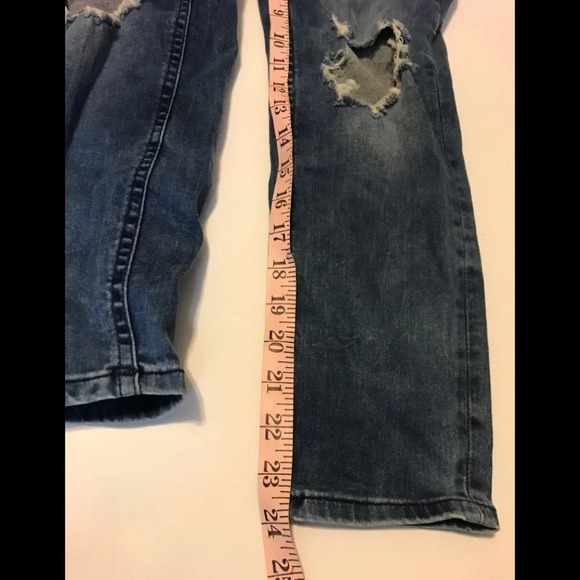 Free People Busted Knee Jeans Sz 31 - Picture 9 of 10
